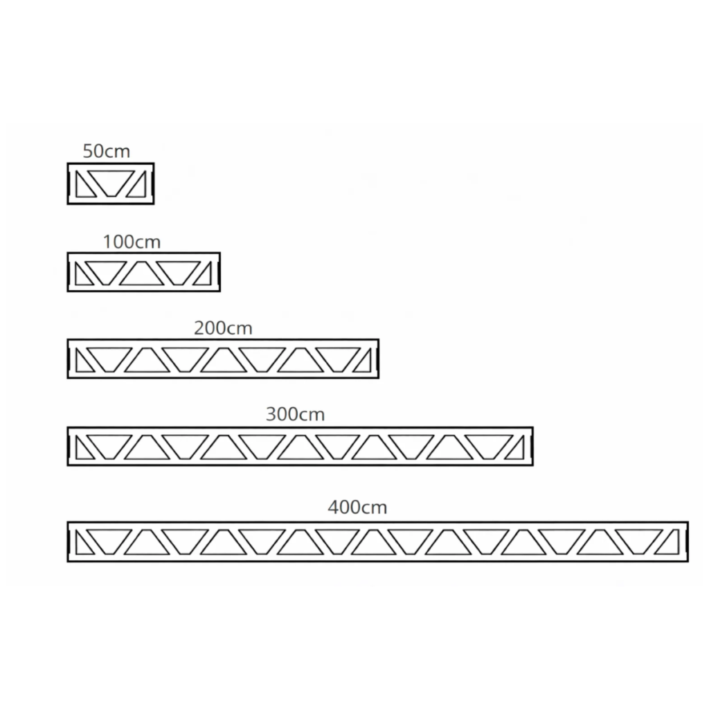 MEDIDAS TRELIÇAS BOX TRUSS SUPORTES IGUATEMI