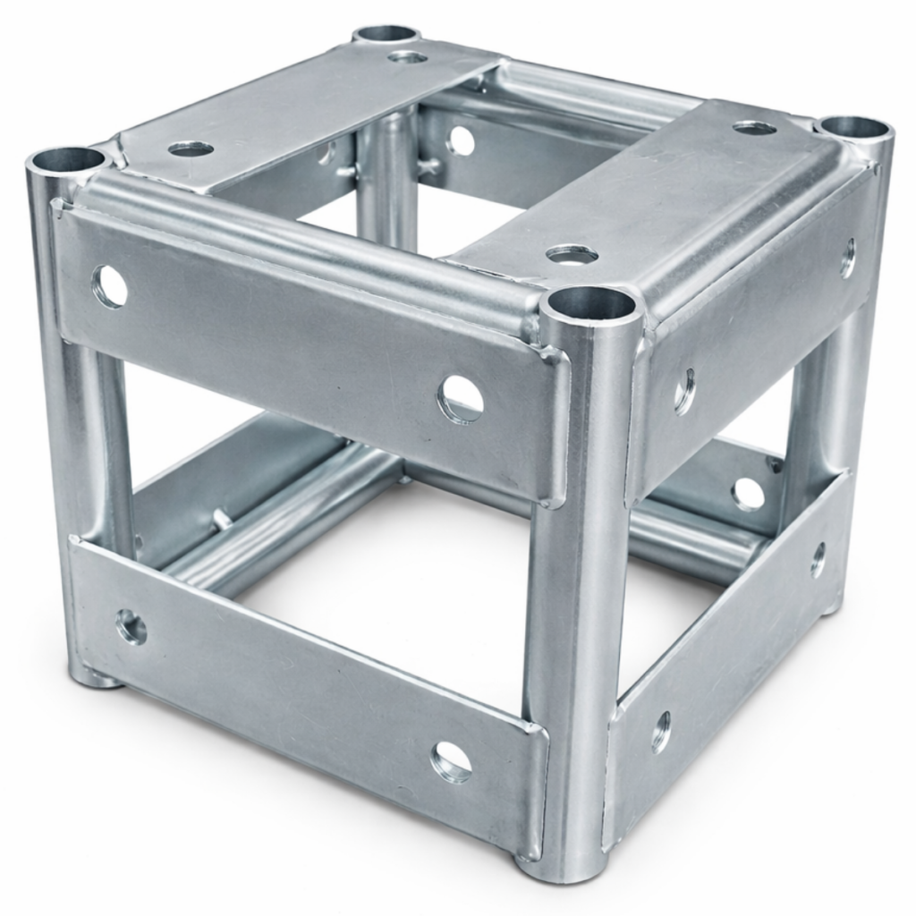CUBO 5 FACES TRELIÇA BOX TRUSS Q20 5 SUPORTES IGUATEMI